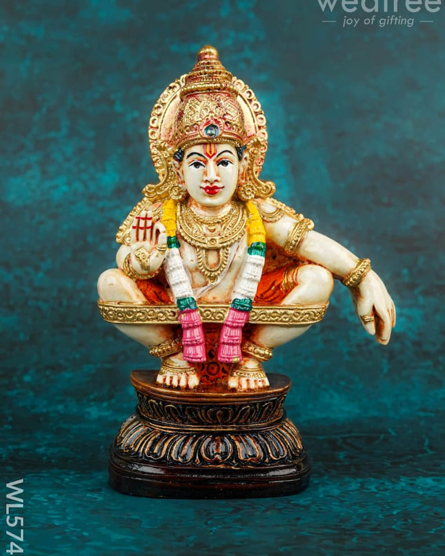 Polyresin Iyyapan Idol - 6 inch - WL5746 - Showpieces