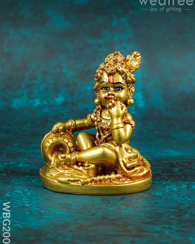 Polyresin Krishna Idol - 3 inch - WBG2001 - Polyresin Figurine - RG