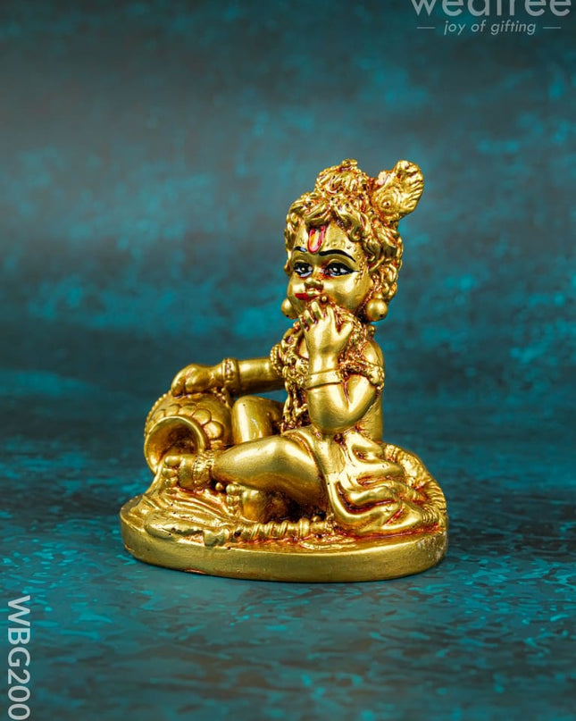 Polyresin Krishna Idol - 3 inch - WBG2001 - Polyresin Figurine - RG