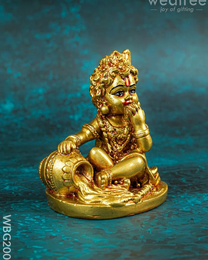 Polyresin Krishna Idol - 3 inch - WBG2001 - Polyresin Figurine - RG