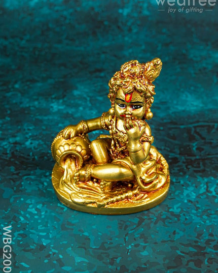 Polyresin Krishna Idol - 3 inch - WBG2001 - Polyresin Figurine - RG
