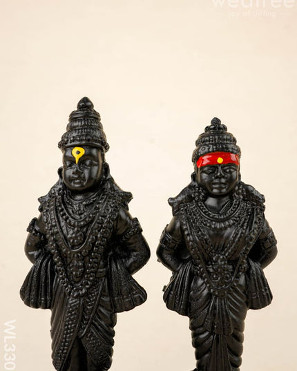 Polyresin Panduranga Rukmini Idol - 5 inch - WL3309 - Showpieces