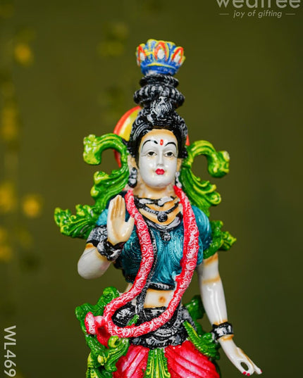 Polyresin Radha Krishna Idol - 14 Inch Wl4697 Showpieces