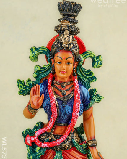 Polyresin Radha Krishna Idol - 14 inch - WL5739 - Showpieces