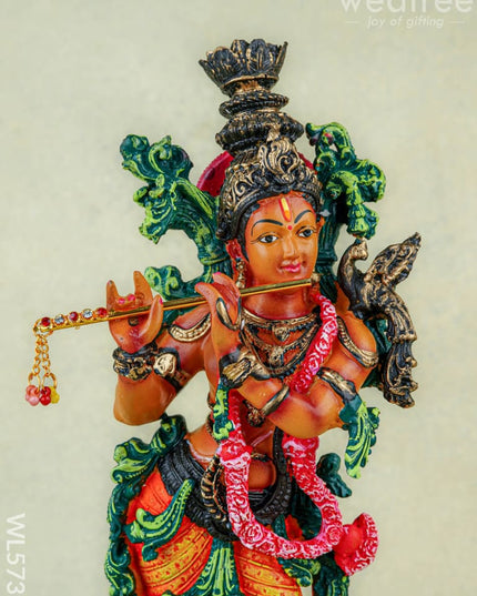 Polyresin Radha Krishna Idol - 14 inch - WL5739 - Showpieces