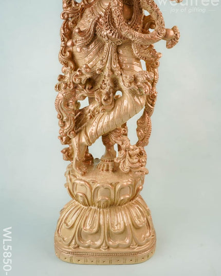 Polyresin Radha Krishna Idol - 25 inch - WL5850-2 - Showpieces