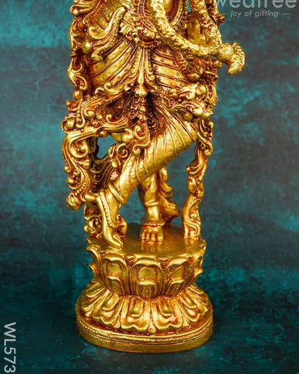 Polyresin Radha Krishna Idol - Set of 2 - 14 inch - WL5737 - Showpieces