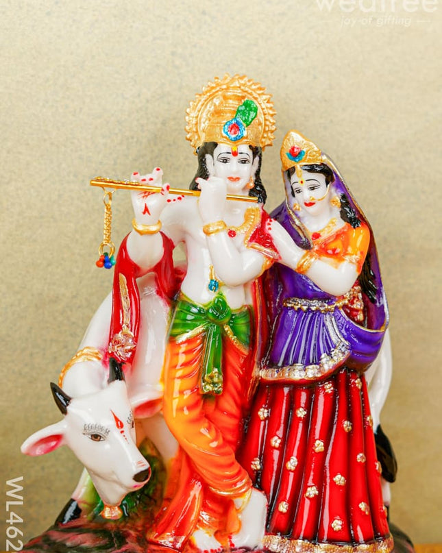 Polyresin Radha Krishna Idol - Wl4620 Showpieces