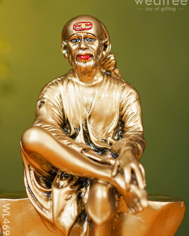 Polyresin Sai Baba Idol - 9 Inch Wl4699 Showpieces