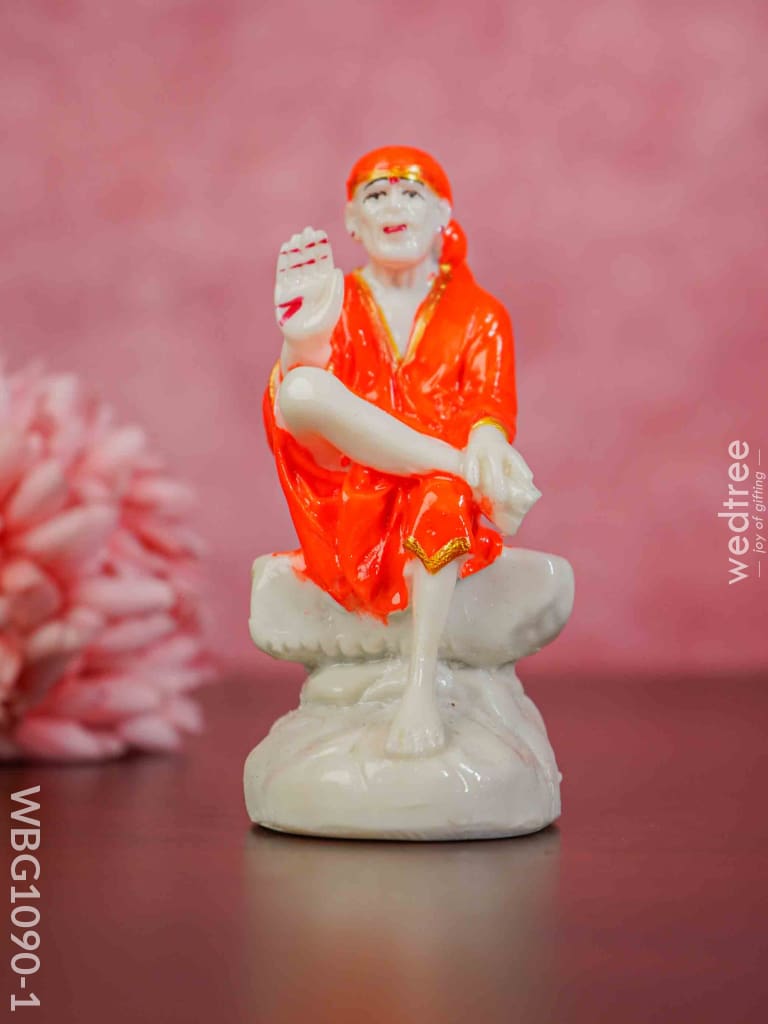 Polyresin Sai Baba Idol - Wbg1090-1 Divine Figurines