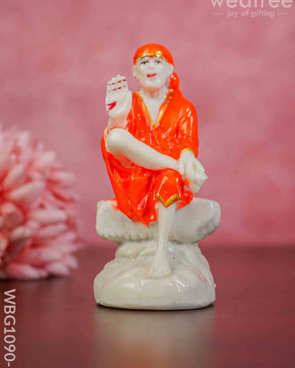 Polyresin Sai Baba Idol - Wbg1090-1 Divine Figurines