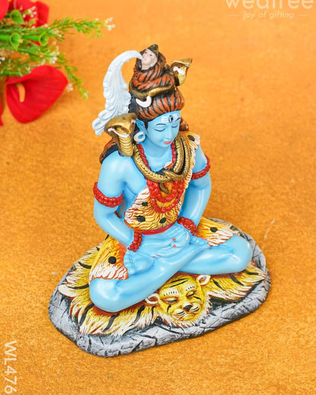 Polyresin Shivan Idol - 10 Inch Wl4765 Showpieces