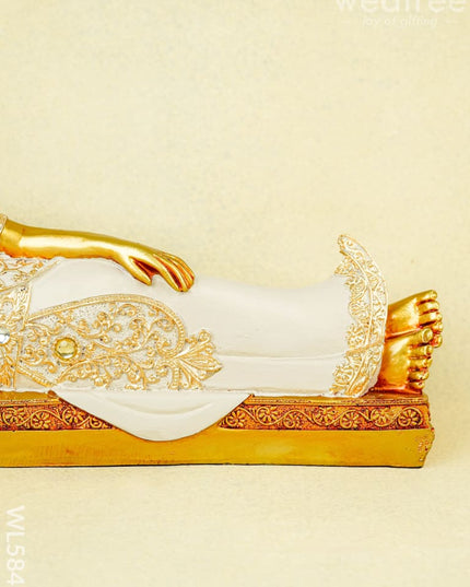 Polyresin Sleeping Buddha Idol - WL5849 - Showpieces