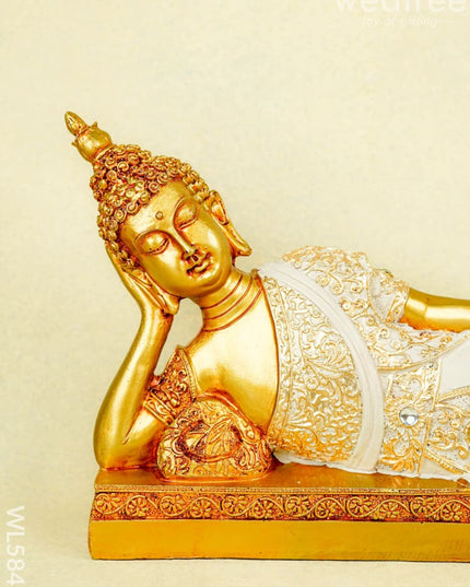 Polyresin Sleeping Buddha Idol - WL5849 - Showpieces