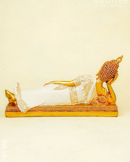 Polyresin Sleeping Buddha Idol - WL5849 - Showpieces