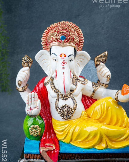 Polystone Ganesha Idol - 11 inch - WL5529 - Showpieces