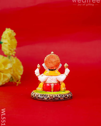 Polystone Ganesha Idol - 3 inch - WL5516 - Showpieces