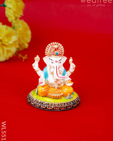 Polystone Ganesha Idol - 3 inch - WL5516 - Showpieces