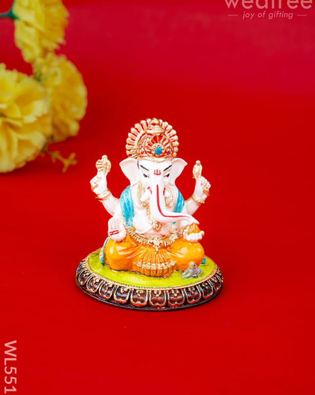 Polystone Ganesha Idol - 3 inch - WL5516 - Showpieces