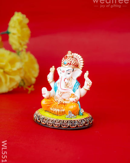 Polystone Ganesha Idol - 3 inch - WL5516 - Showpieces