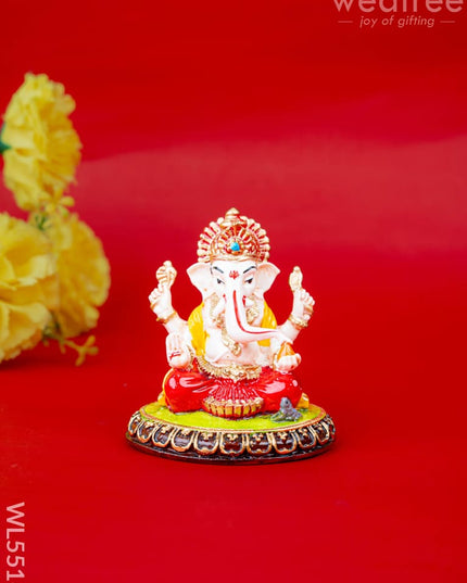 Polystone Ganesha Idol - 3 inch - WL5516 - Showpieces