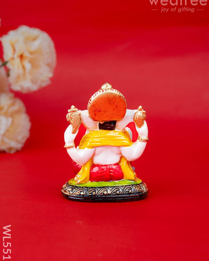Polystone Ganesha Idol - 4 inch - WL5517 - Showpieces