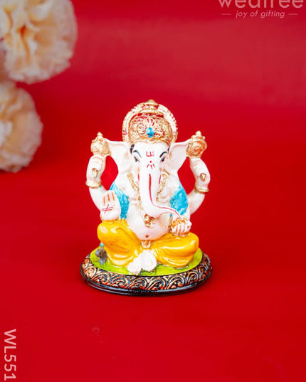 Polystone Ganesha Idol - 4 inch - WL5517 - Showpieces