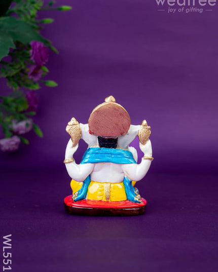 Polystone Ganesha Idol - 4 inch - WL5518 - Showpieces
