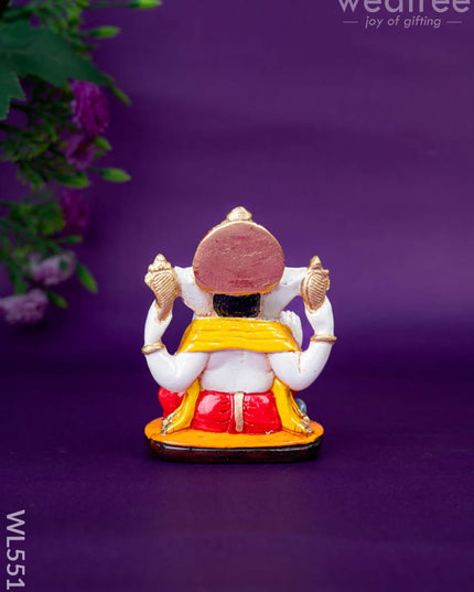 Polystone Ganesha Idol - 4 inch - WL5518 - Showpieces