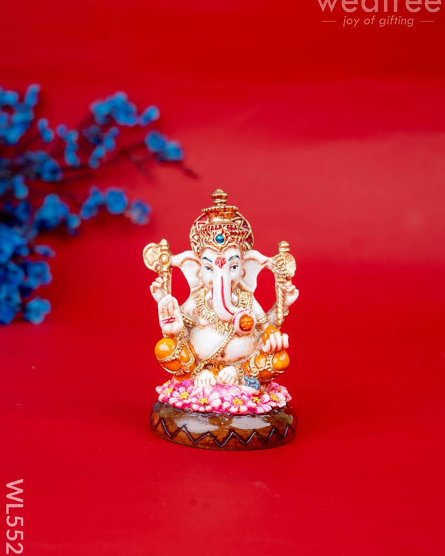 Polystone Ganesha Idol - 4 inch - WL5523 - Showpieces