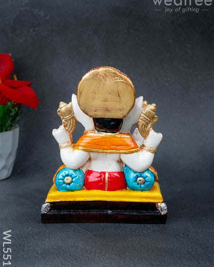 Polystone Ganesha Idol - 7 inch - WL5515 - Showpieces