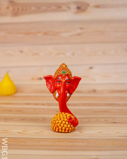 Polystone Laddu Ganesha Idol - 3 inch - WBG1929 - Divine Gifts RG