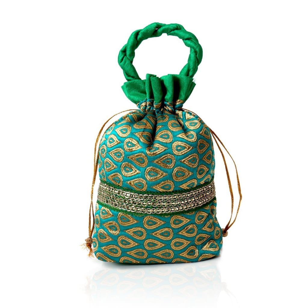 Potli Bag - Lace And Thread Design Bags