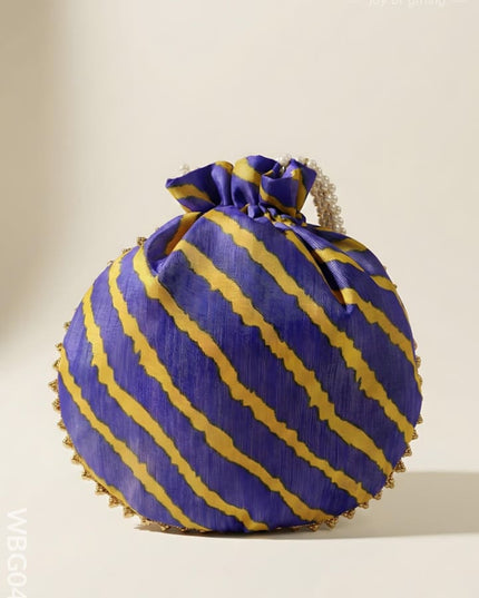 Potli Bag with Bandani Design - WBG0444 - Potli Bags