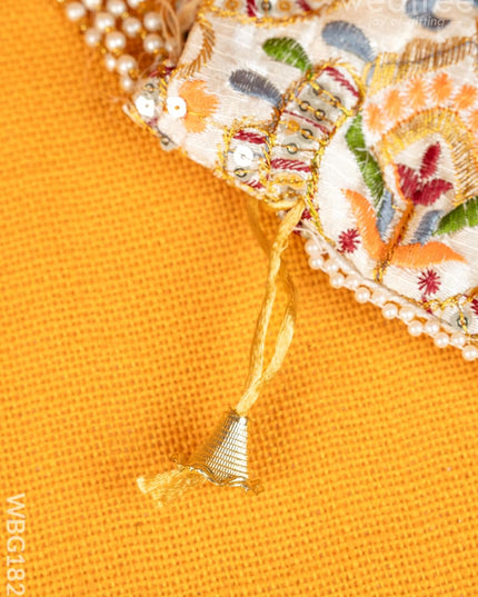 Potli Bag with Embroidery Deisgn - WBG1822 - Potli Bags