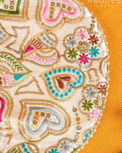 Potli Bag with Embroidery Deisgn - WBG1822 - Potli Bags