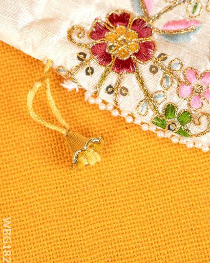 Potli Bag with Embroidery Deisgn - WBG1822 - Potli Bags
