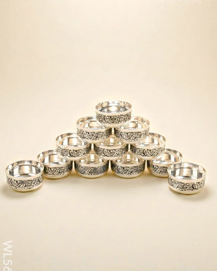 Premium Thali Set - 36 Pieces - WL5684 - EPNS Gifts