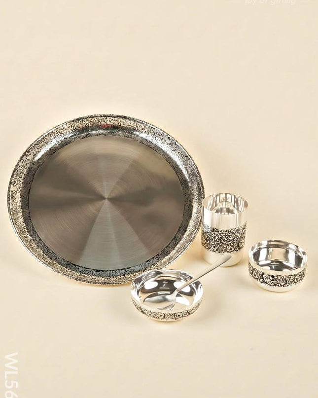 Premium Thali Set - 36 Pieces - WL5684 - EPNS Gifts