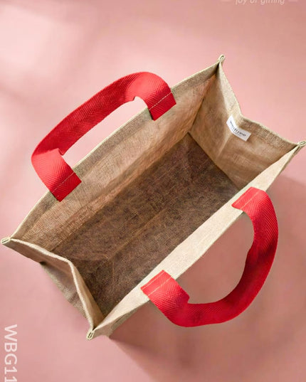 Printed Durga Face Juco Bag - WBG1160 - Cloth Bags