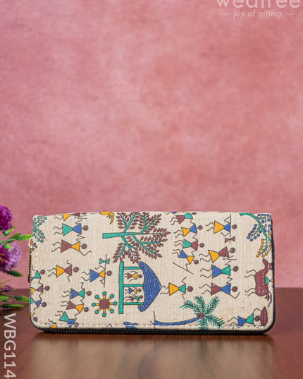 Printed Fabric Clutch - Wbg1144 Clutches & Purses