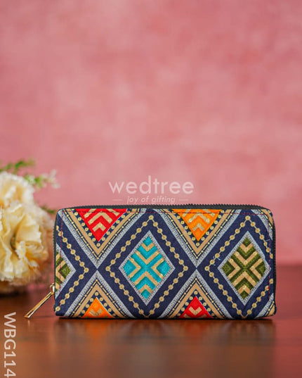 Printed Fabric Clutch - Wbg1144 Clutches & Purses