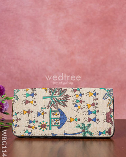 Printed Fabric Clutch - Wbg1144 Clutches & Purses