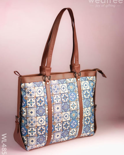 Printed Fabric Handbags - WL4853 Hand Bags
