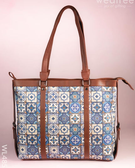 Printed Fabric Handbags - WL4853 Hand Bags