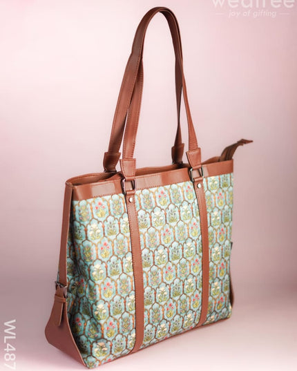 Printed Fabric Handbags - WL4877 Hand Bags