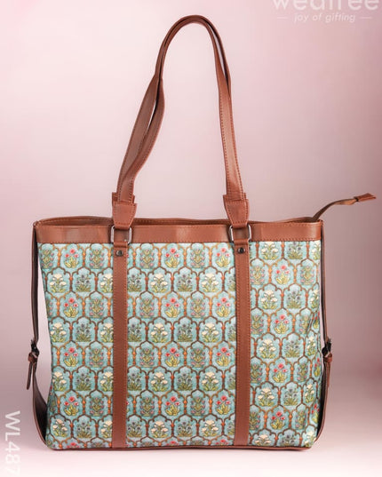 Printed Fabric Handbags - WL4877 Hand Bags