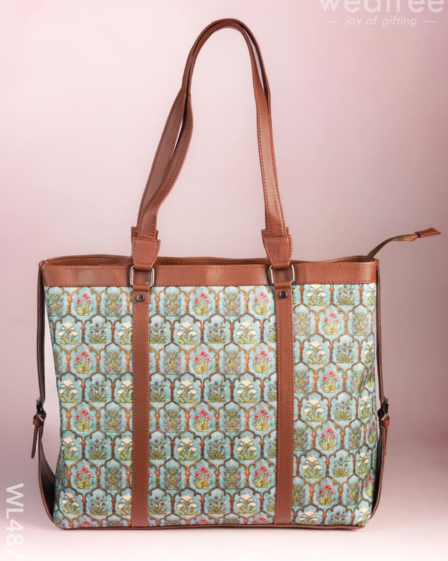 Printed Fabric Handbags - WL4877 Hand Bags