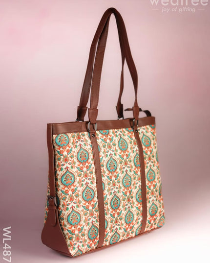 Printed Fabric Handbags - WL4878 Hand Bags