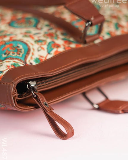 Printed Fabric Handbags - WL4878 Hand Bags